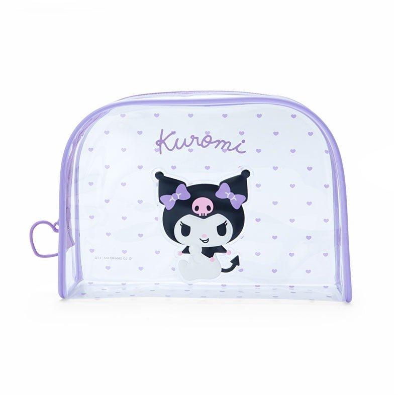 Sanrio Clear Gingham Zipper Pouch