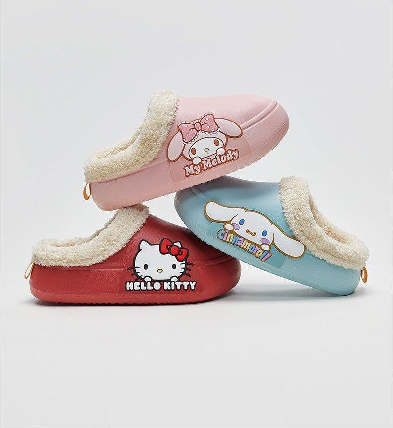 Sanrio Fleece Slides