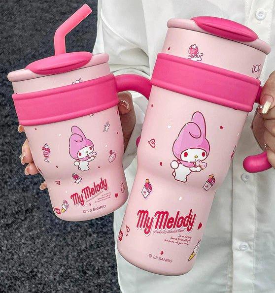 Sanrio Straw Stainless Steel Thermos Tumbler