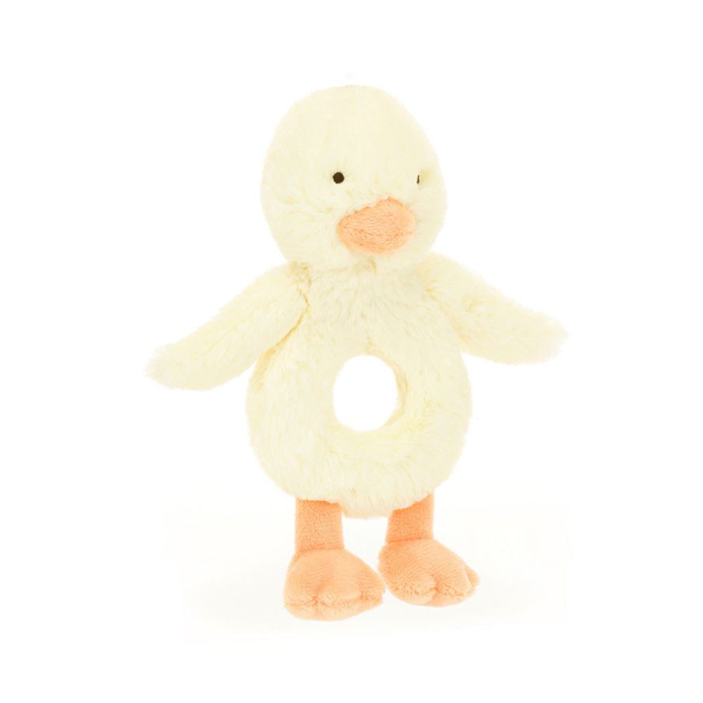 Jellycat Bashful Duckling Ring Rattle - Blind Box Mall