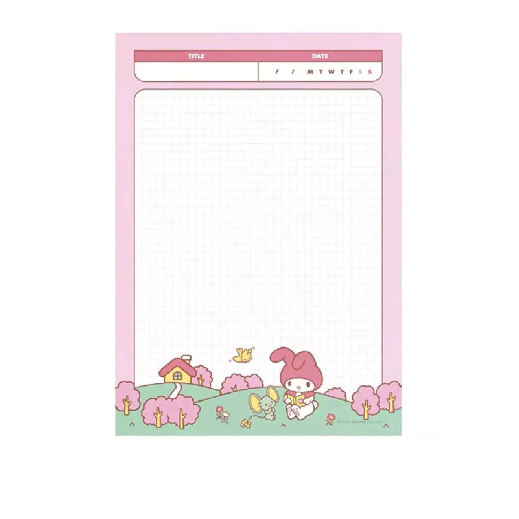 Sanrio Memo Pad Notebook - Blind Box Mall