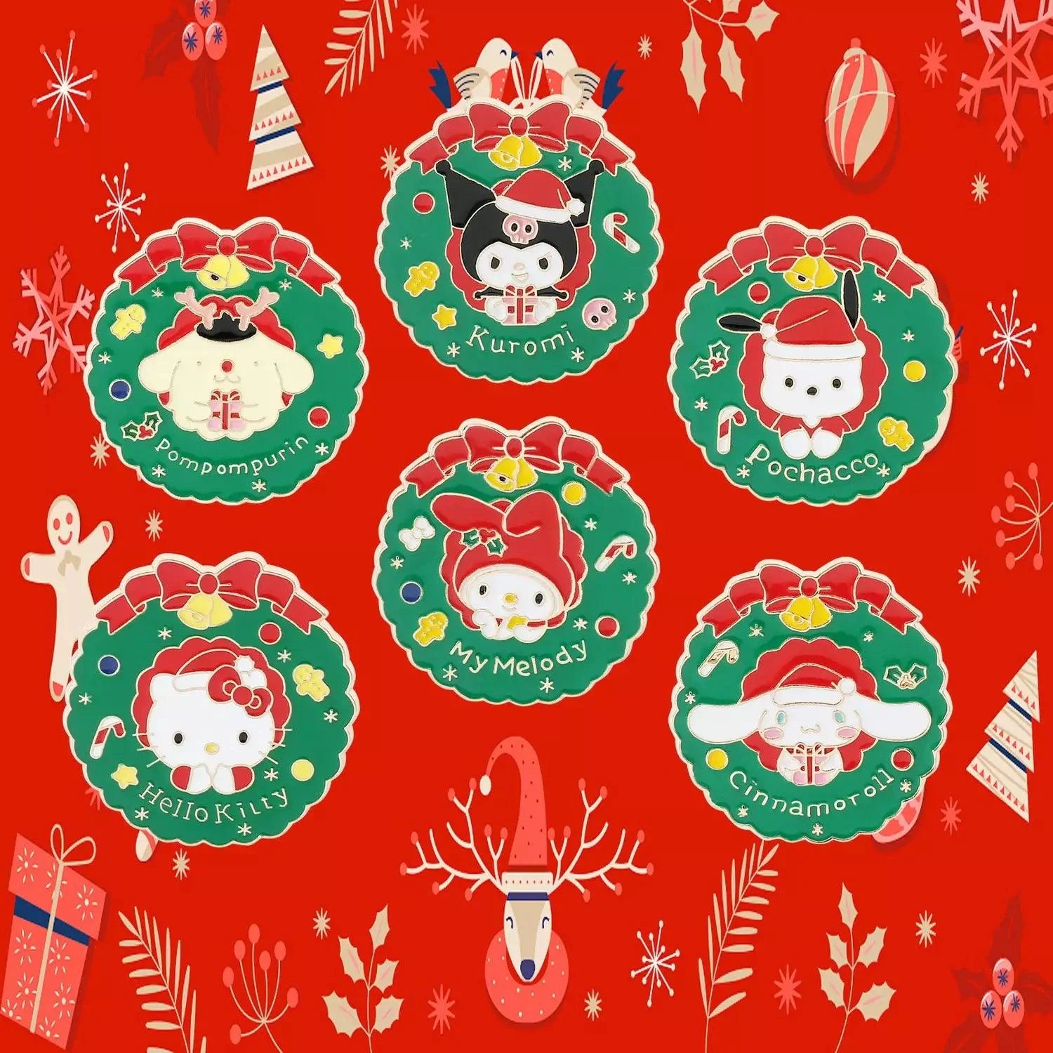 Sanrio Christmas Pin - Blind Box Mall