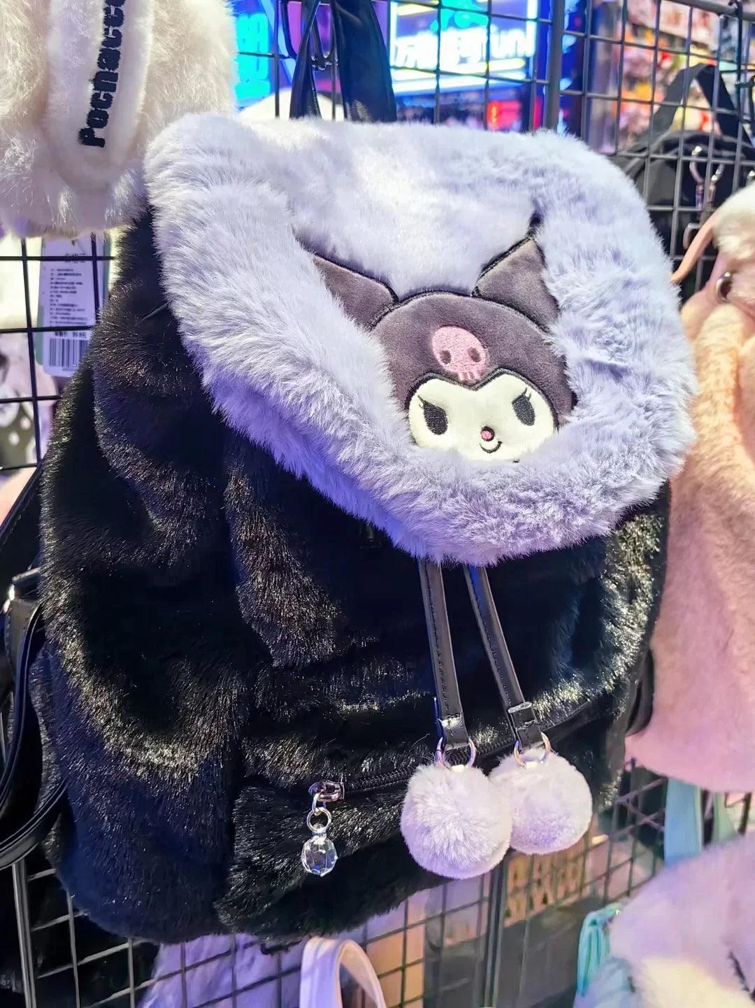 Sanrio Fluffy Backpack - Blind Box Mall