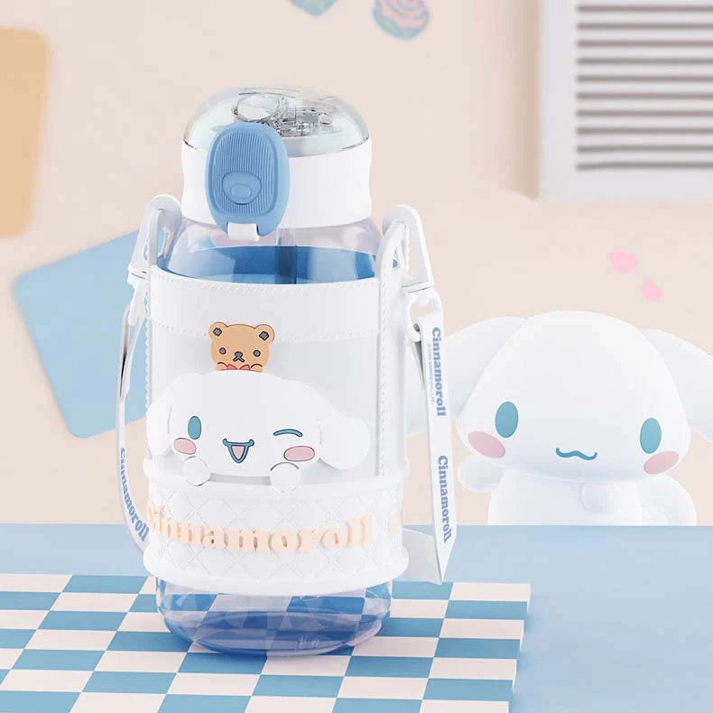 Sanrio Character Tritan Water Bottle with Leak-Proof Lid - Blind Box Mall