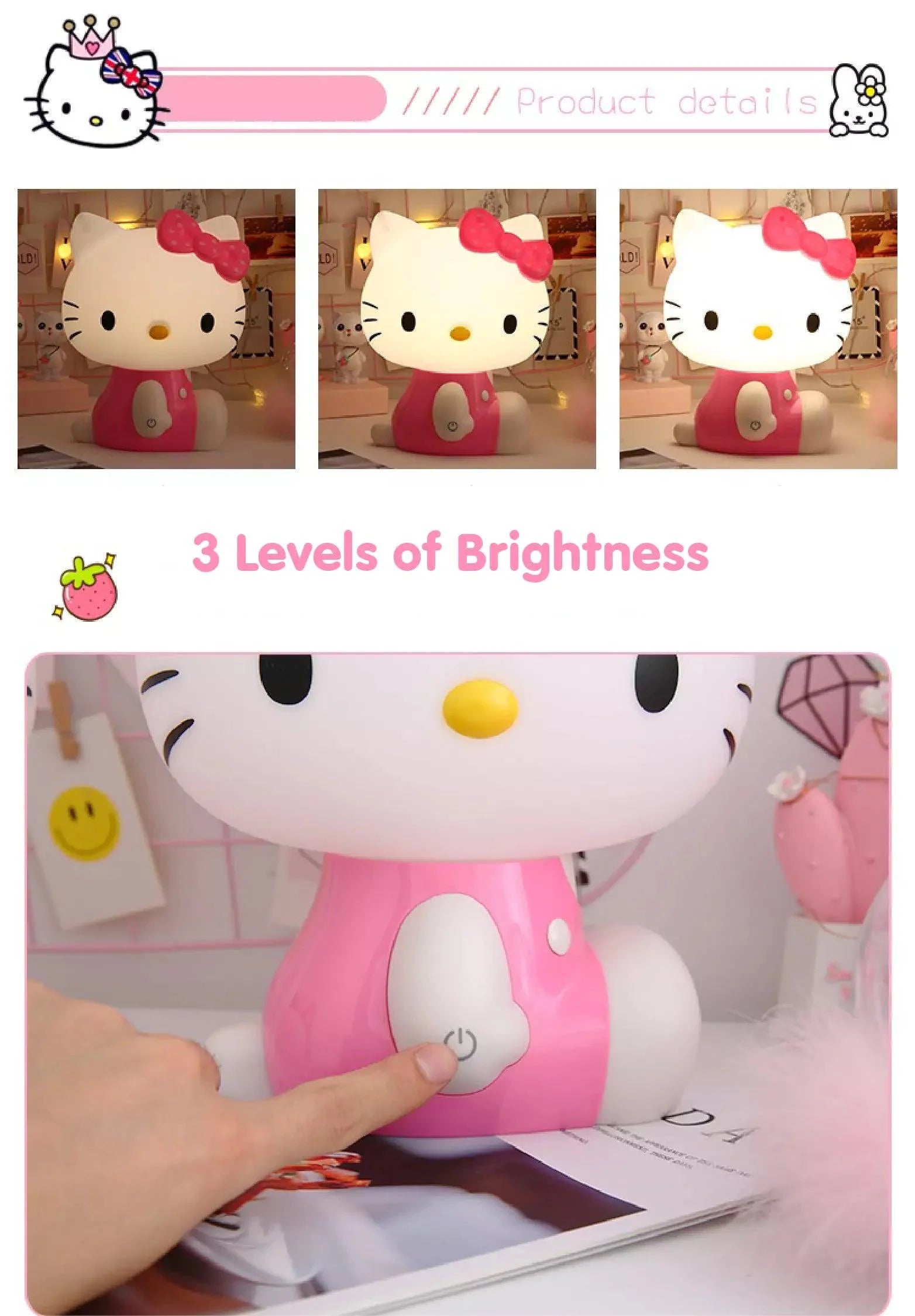 Hello Kitty Cute Lamp - Blind Box Mall
