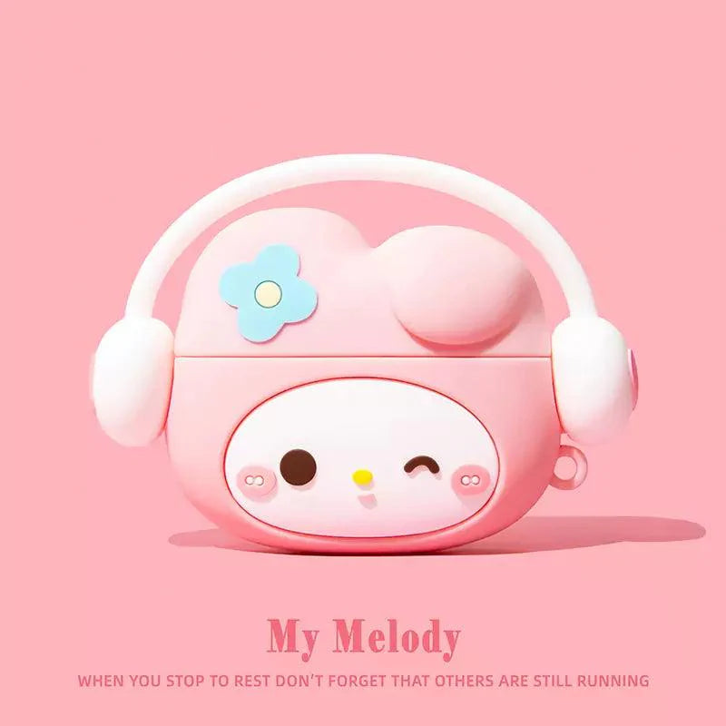 Sanrio Wearing Headphone AirPod Case - Blind Box Mall