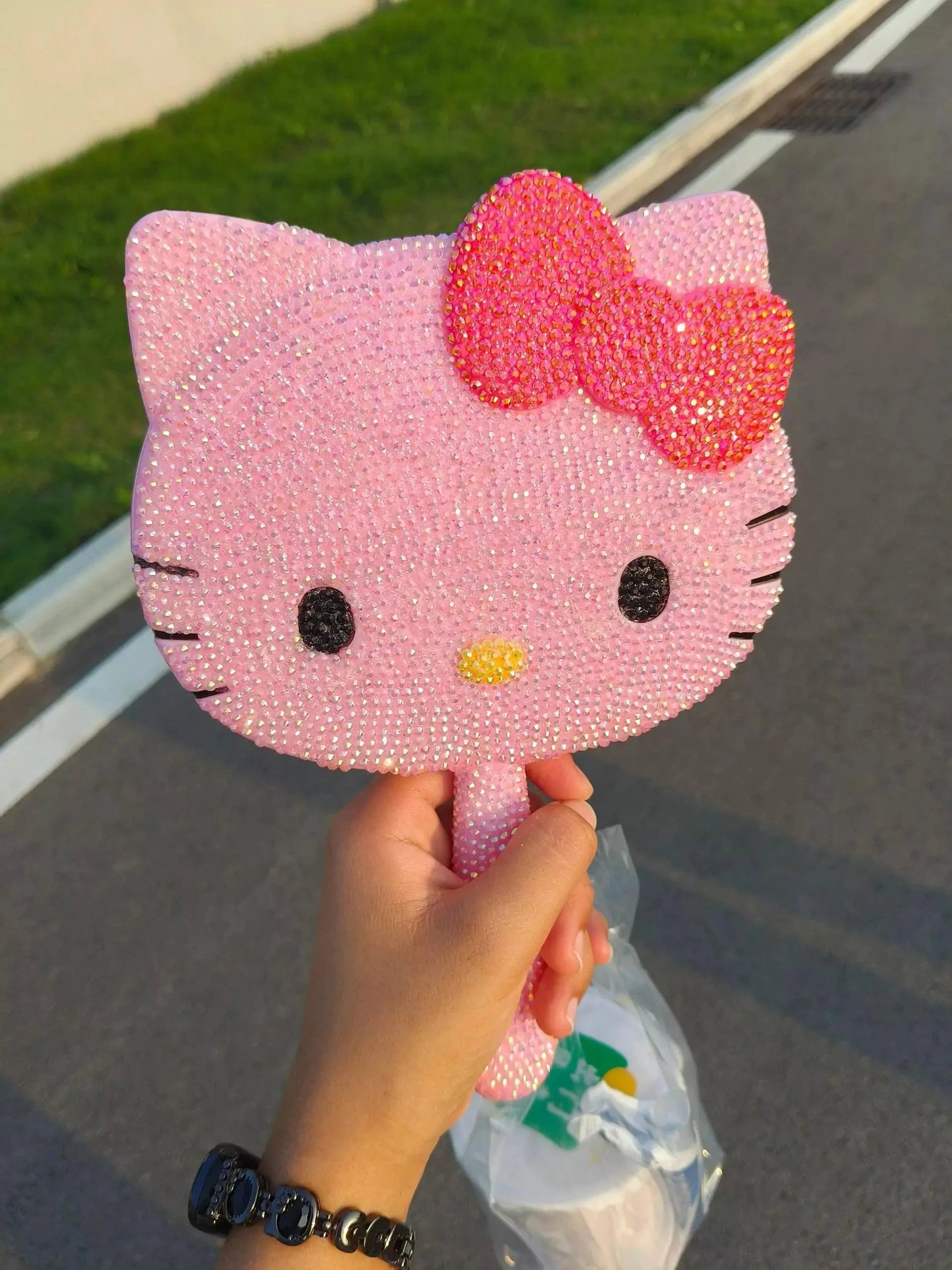 HelloKitty Blingbling Diamond DIY Mirror - Blind Box Mall