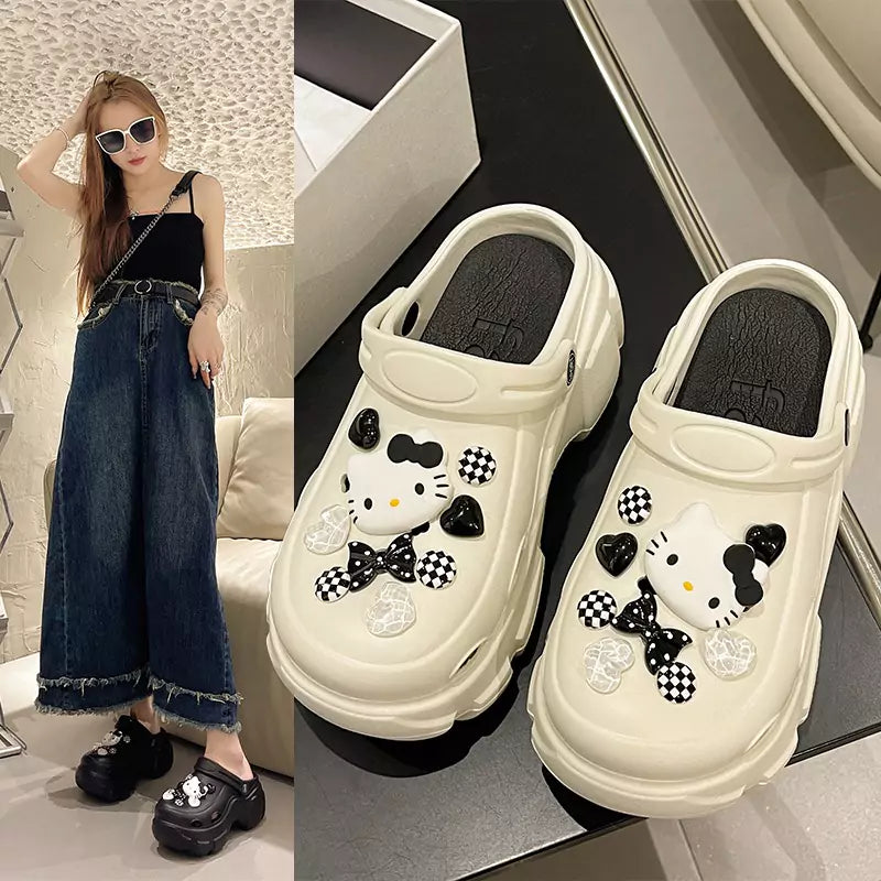 HelloKitty Clogs Platform Shoes - Blind Box Mall