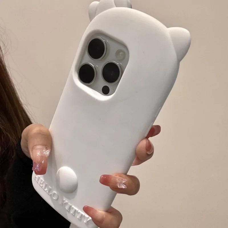 HelloKitty/My Melody Shape Silicone Phone Case - Blind Box Mall