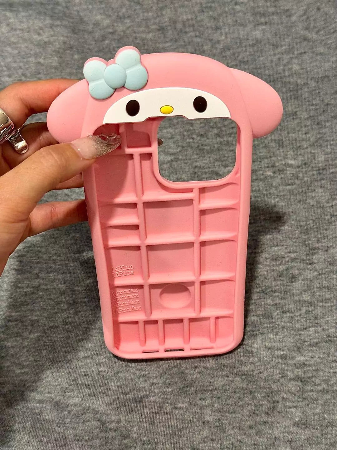 HelloKitty/My Melody Shape Silicone Phone Case - Blind Box Mall