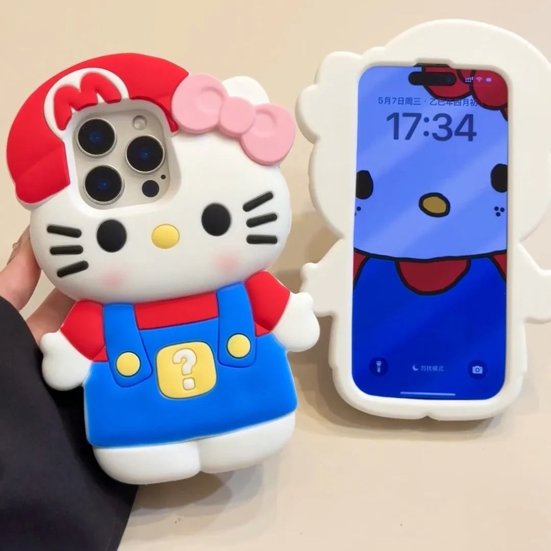 Hello Kitty x Super Mario Phone Case - Blind Box Mall