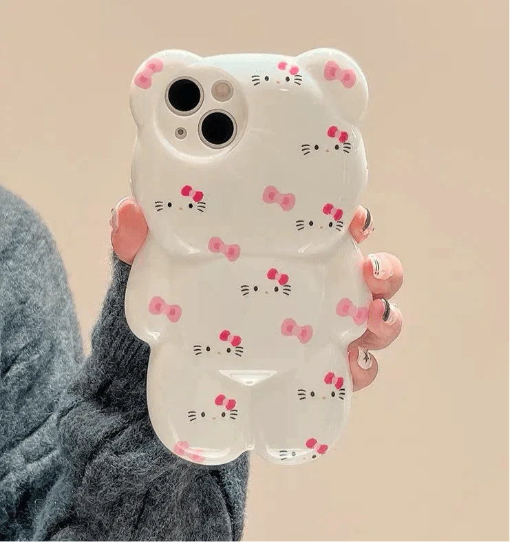 HelloKitty 3D Bear Phone Case - Blind Box Mall