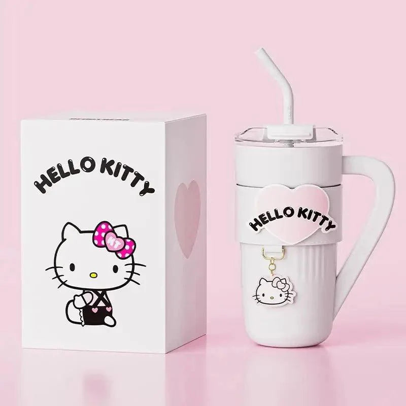 Sanrio Heart Sleeve Leak-proof Tumbler 40 Oz - Blind Box Mall