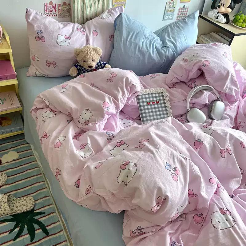 Hello Kitty Wink Bedding Set - Blind Box Mall