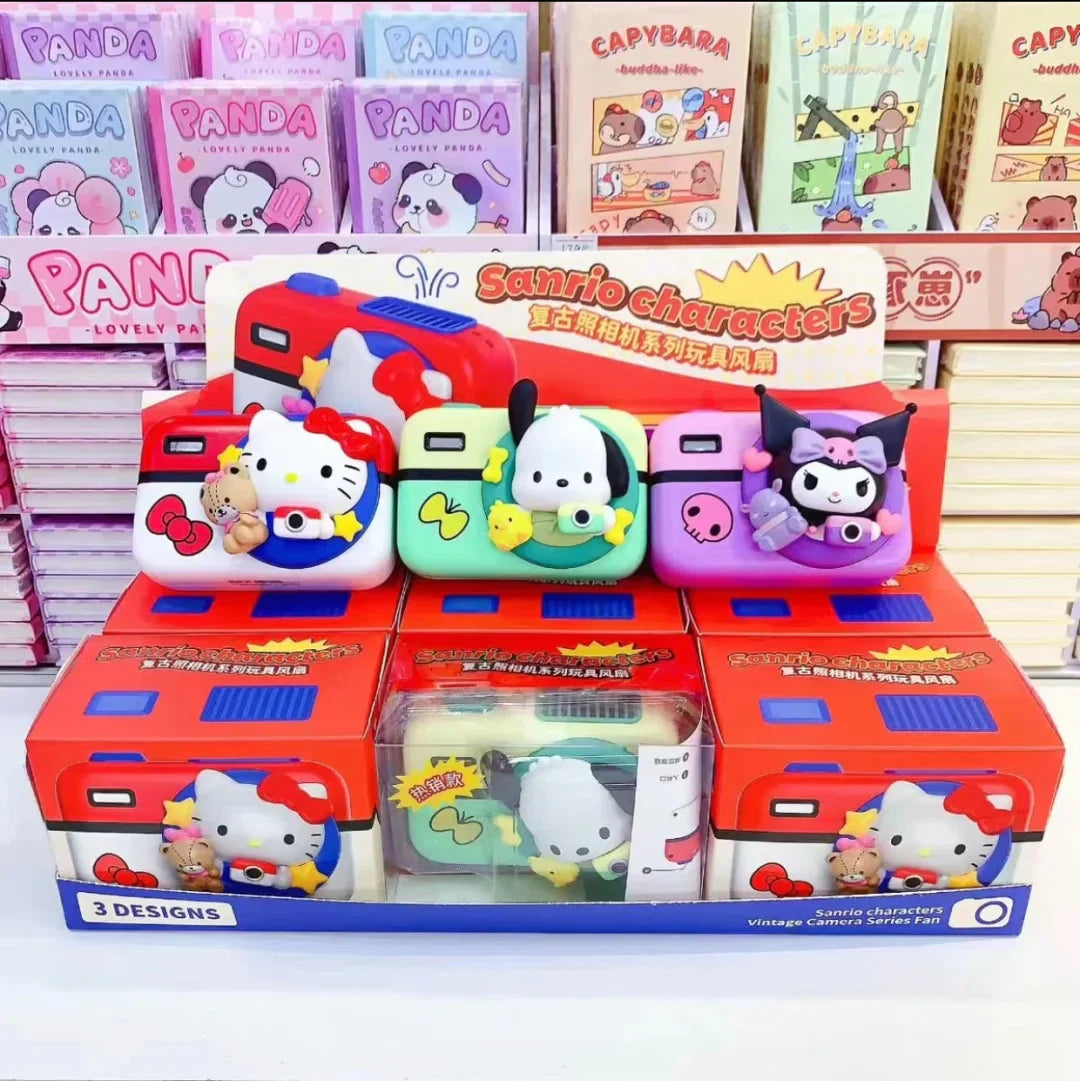 Sanrio Camera-Style Mini Fan Blind Box - Blind Box Mall