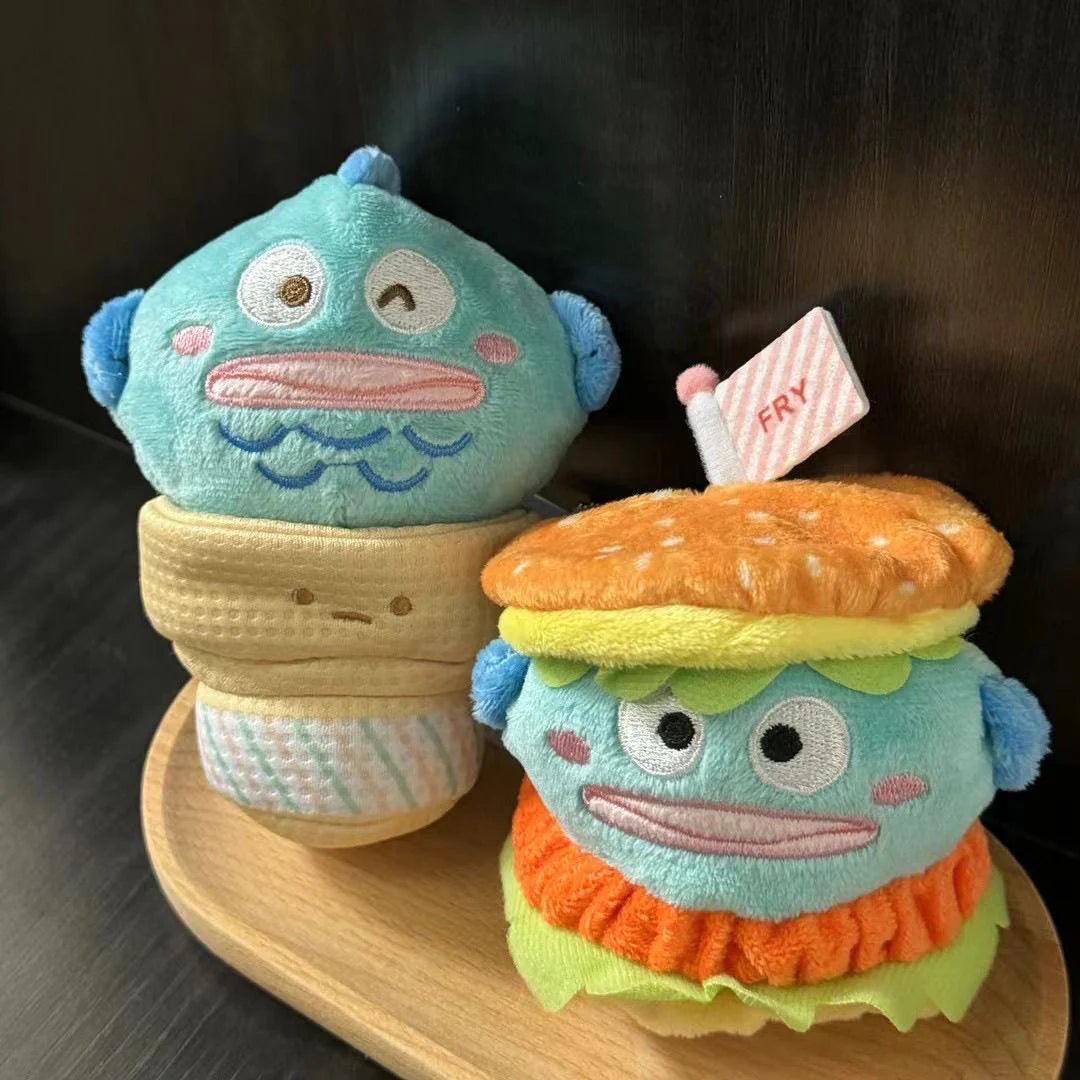 Hangyodon Burger & Ice Cream Plush Charm - Blind Box Mall