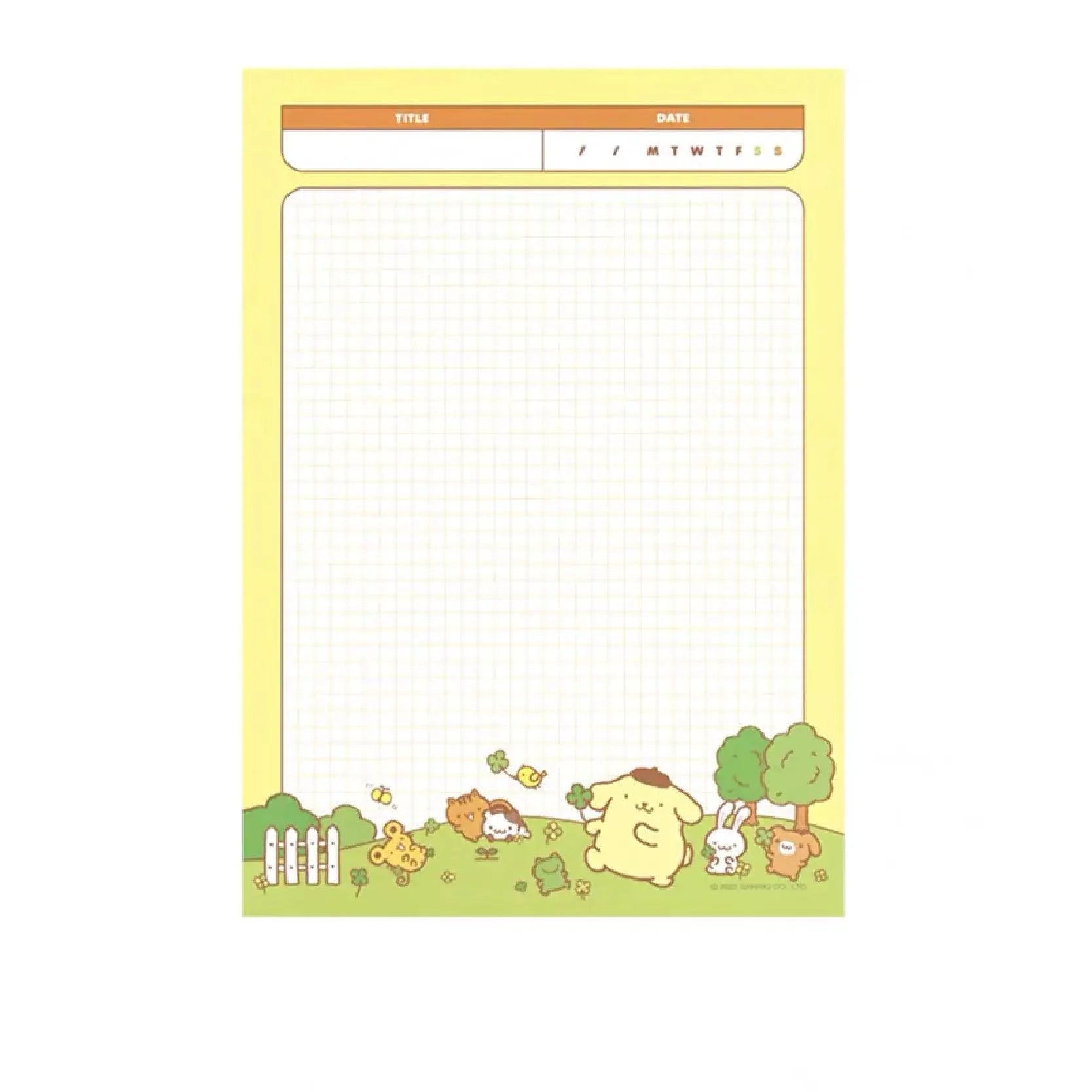 Sanrio Memo Pad Notebook - Blind Box Mall
