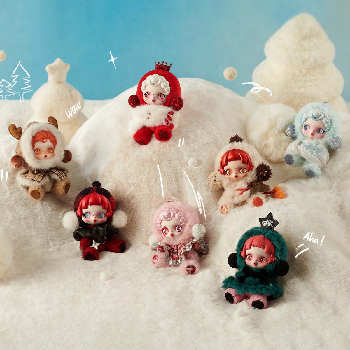 Skullpanda Winter Symphony Serie Plush Blind Box - Blind Box Mall