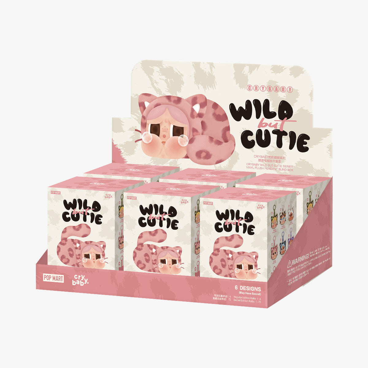 CRYBABY Wild but Cutie Series - Vinyl Plush Pendant Blind Box - Blind Box Mall