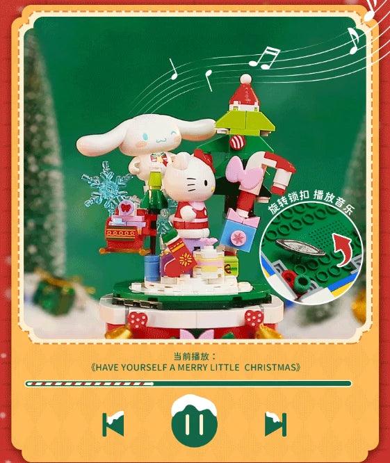Sanrio Christmas Music Box Building Blocks - Blind Box Mall
