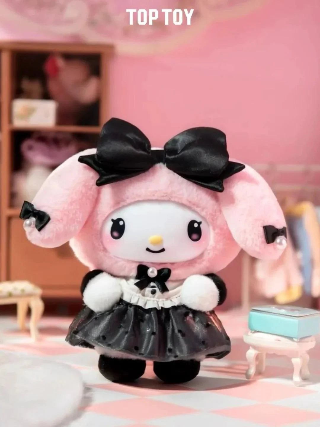 Kuromi & My Melody Elegant Gown Plush Doll Charm Blind Box - Blind Box Mall