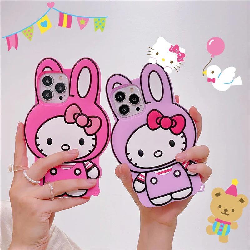 Hello Kitty Bunny Phone Case - Blind Box Mall