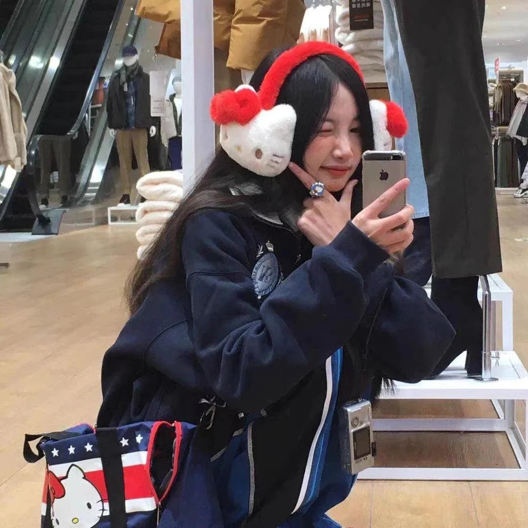 Hello Kitty Ear Muffs - Blind Box Mall