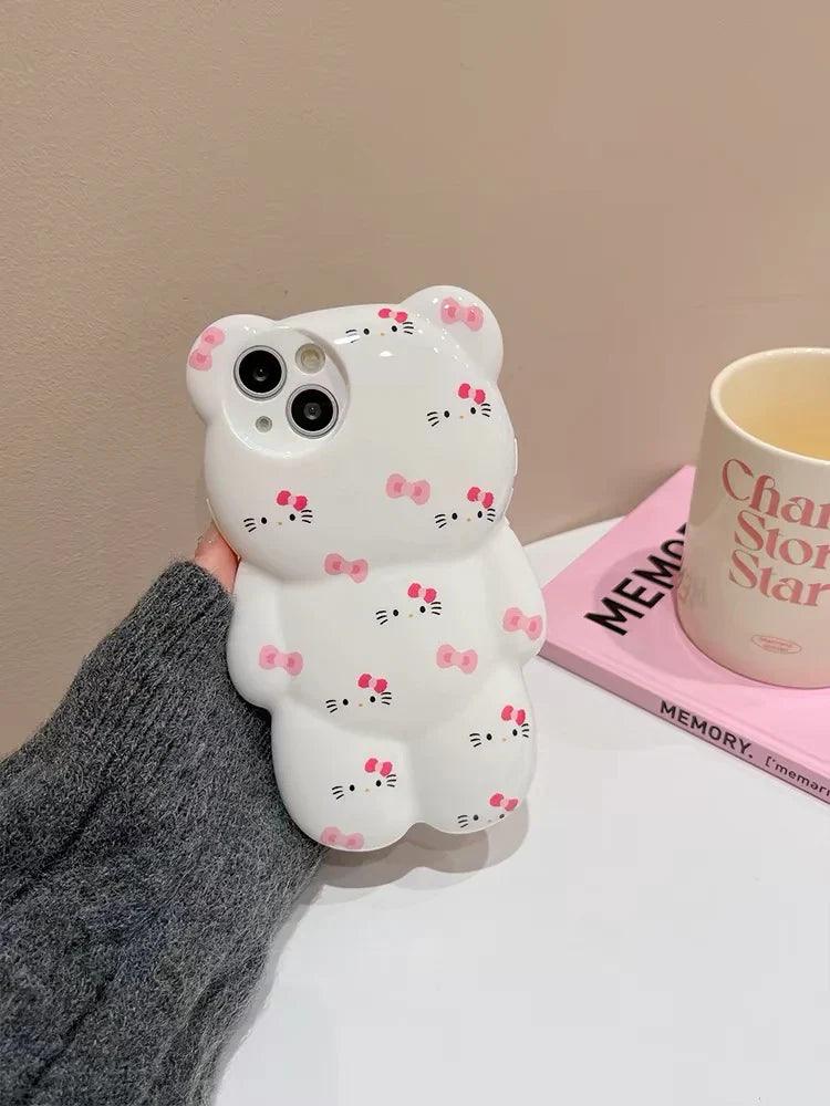 HelloKitty 3D Bear Phone Case - Blind Box Mall