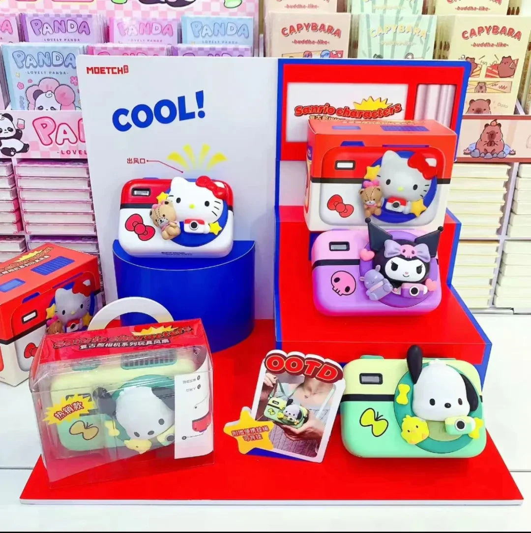 Sanrio Camera-Style Mini Fan Blind Box - Blind Box Mall