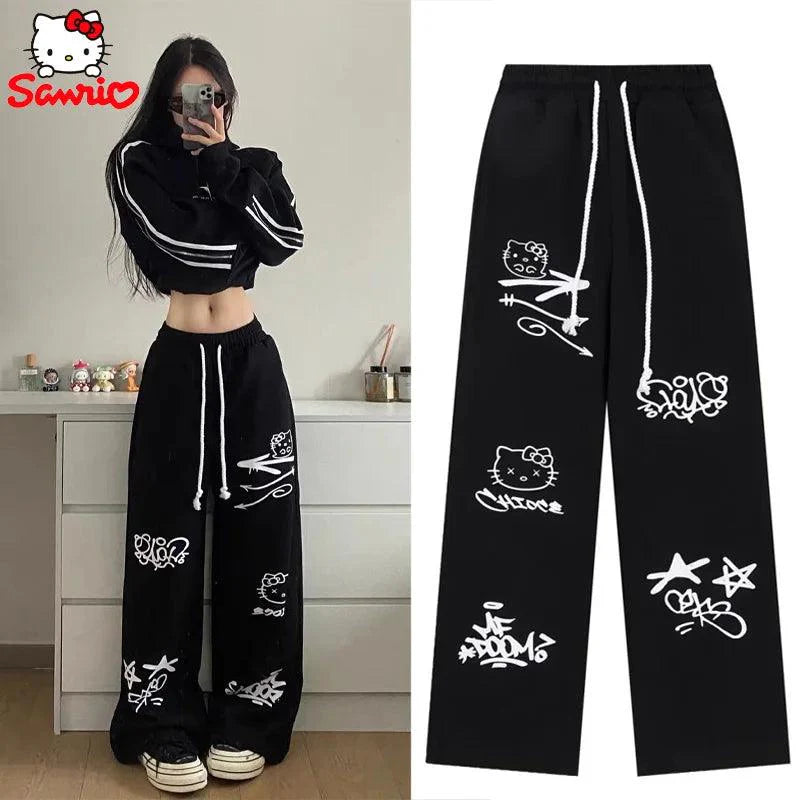 Hello Kitty Graffiti Pants - Blind Box Mall