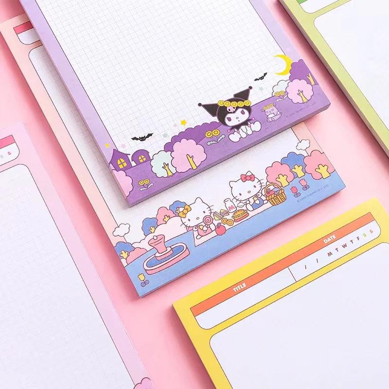 Sanrio Memo Pad Notebook - Blind Box Mall
