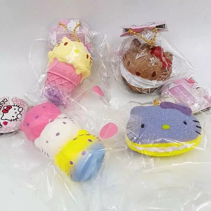 Hello Kitty Food Slow Rising  Squishy Keychain