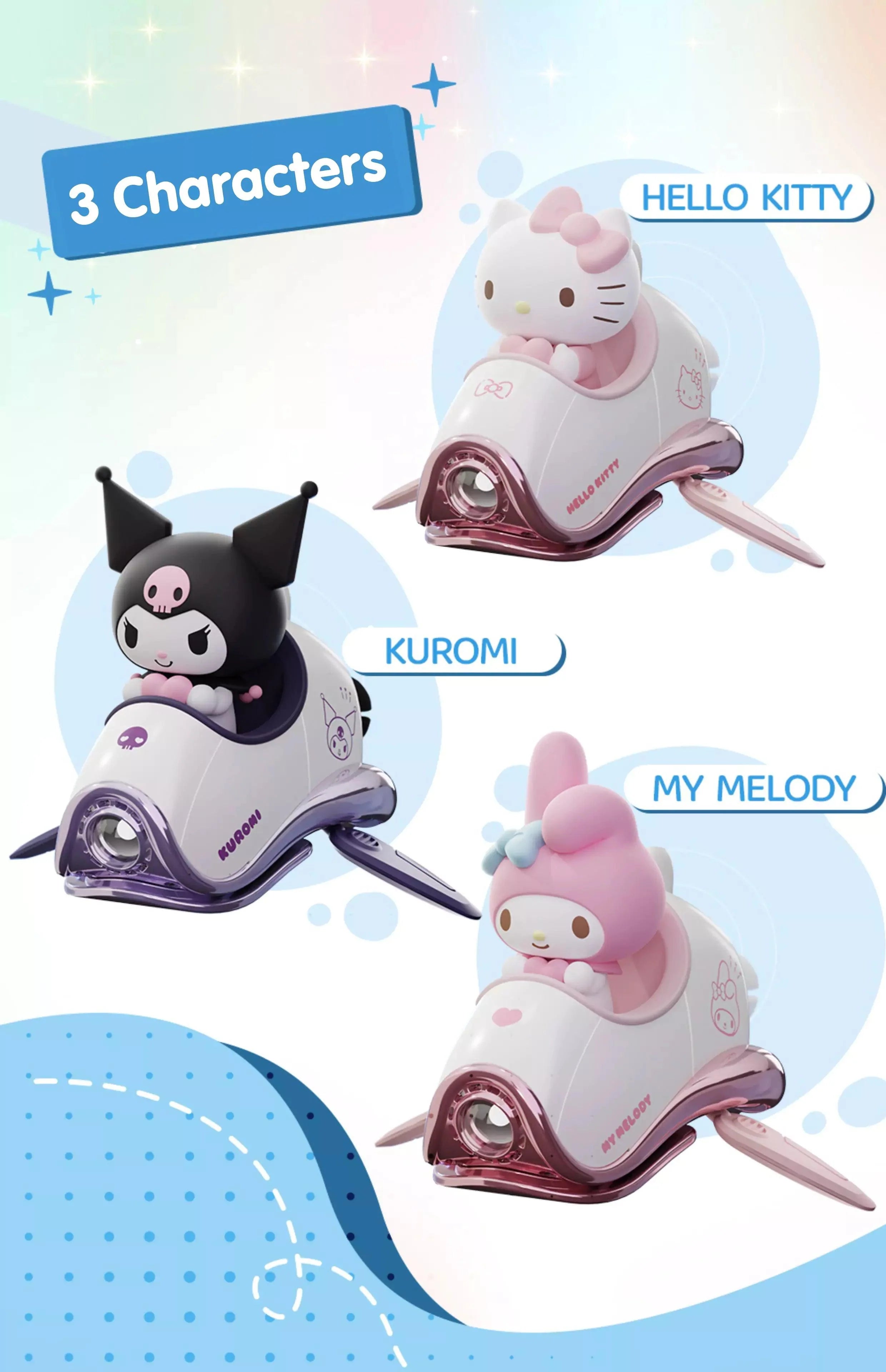 Sanrio Spaceship Car Air Freshener - Blind Box Mall