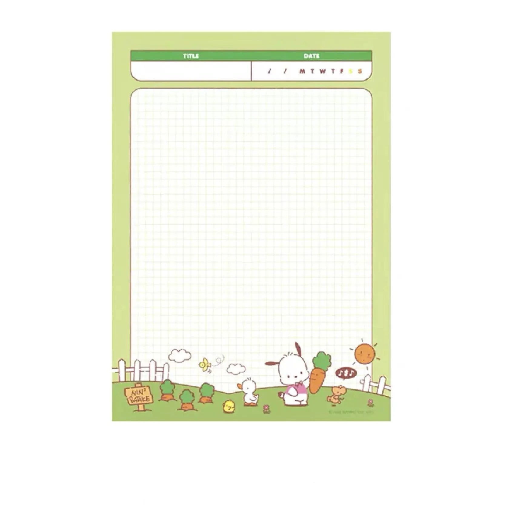 Sanrio Memo Pad Notebook - Blind Box Mall