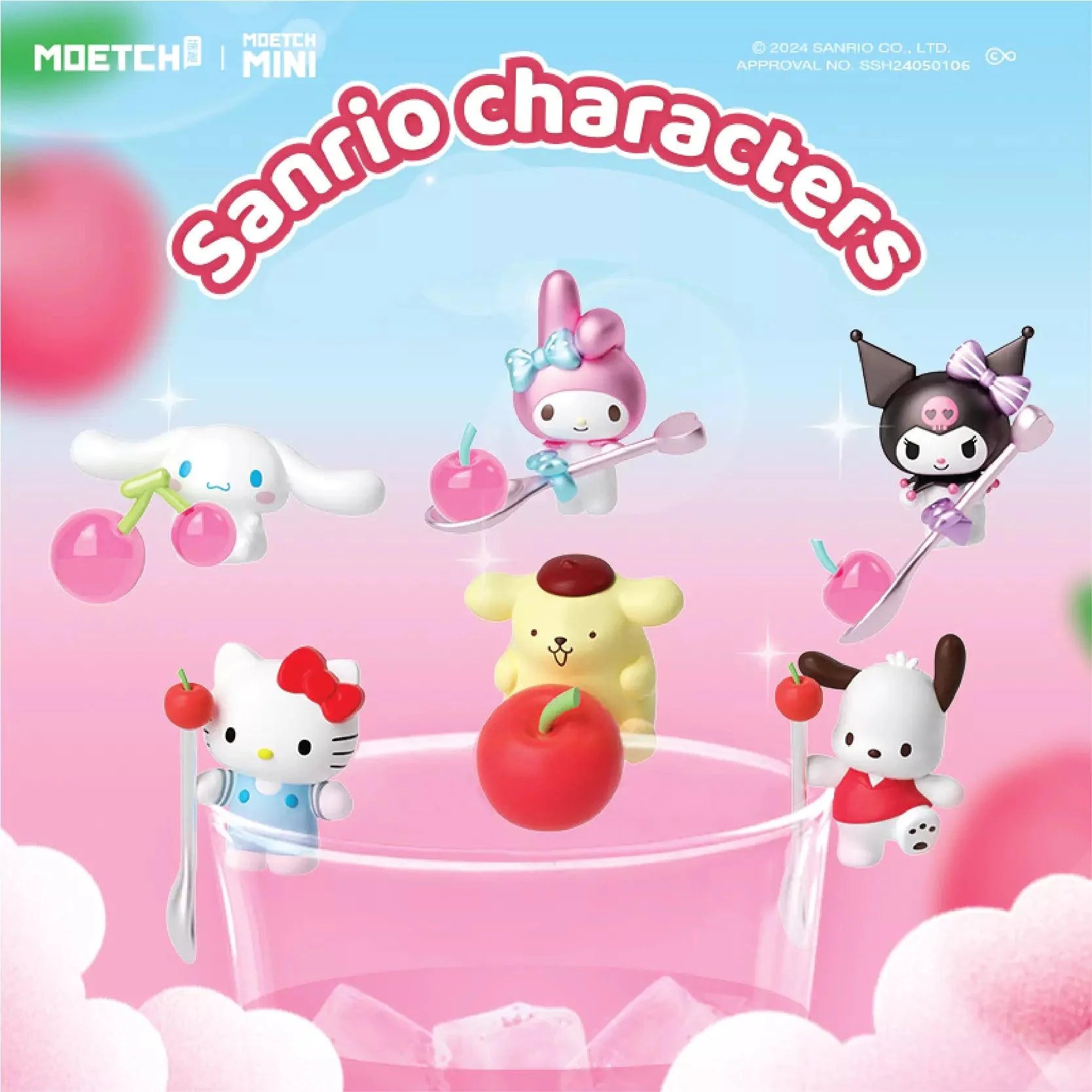 Sanrio Cherry Cute Cup Charm Blind Bag - Blind Box Mall
