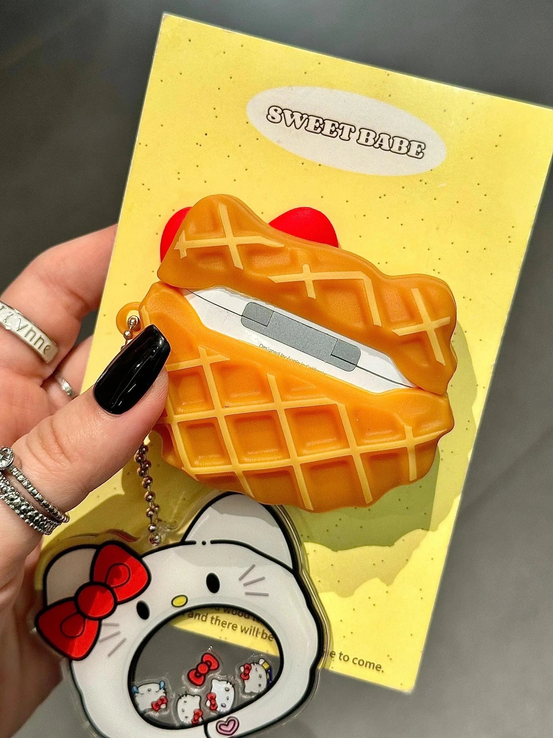 HelloKitty Waffle AirPods Case - Blind Box Mall