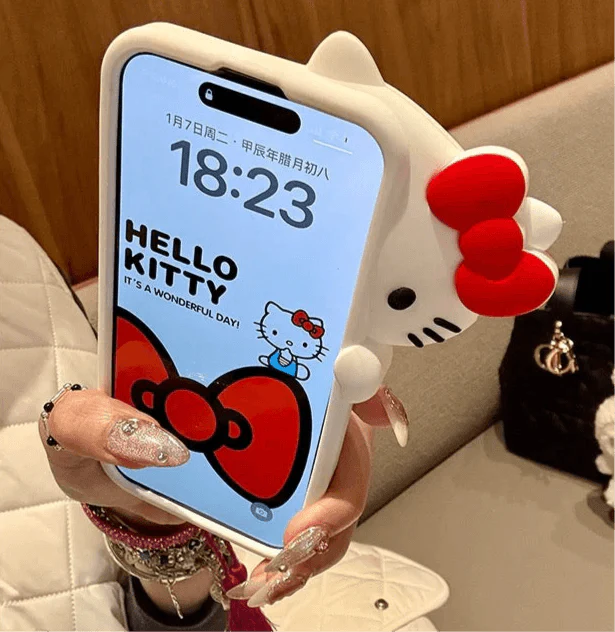 Hello Kitty Hide-and-Seek Paradise Silicone Phone Case - Blind Box Mall