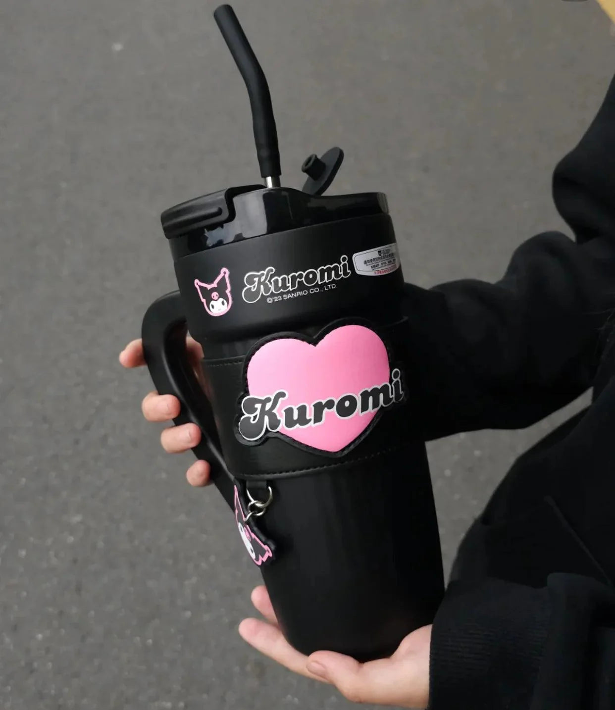 Sanrio Heart Sleeve Leak-proof Tumbler 40 Oz - Blind Box Mall