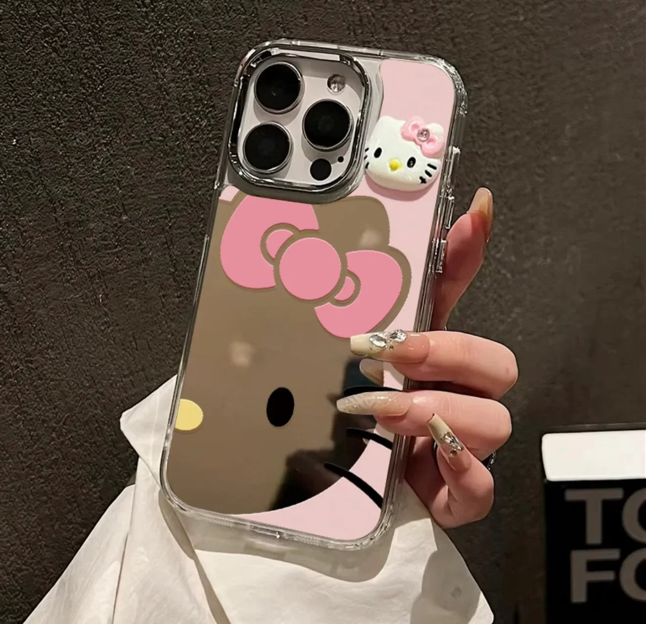 Hello Kitty Mirror Face Phone Case - Blind Box Mall