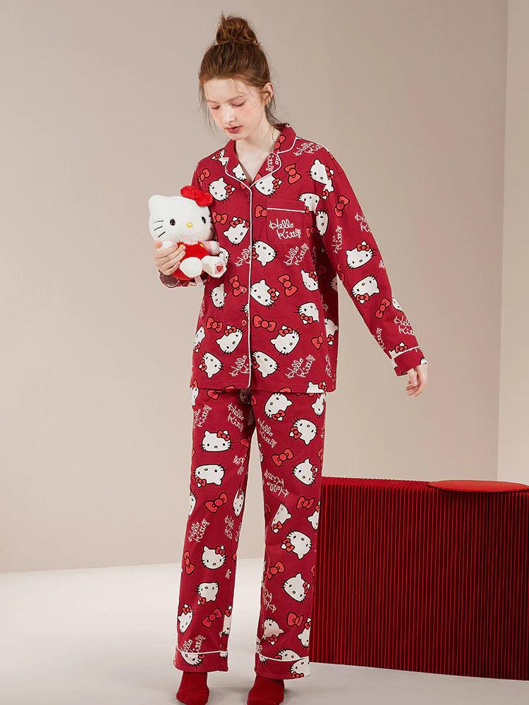 Hello Kitty Pajamas 100% Cotton - Blind Box Mall