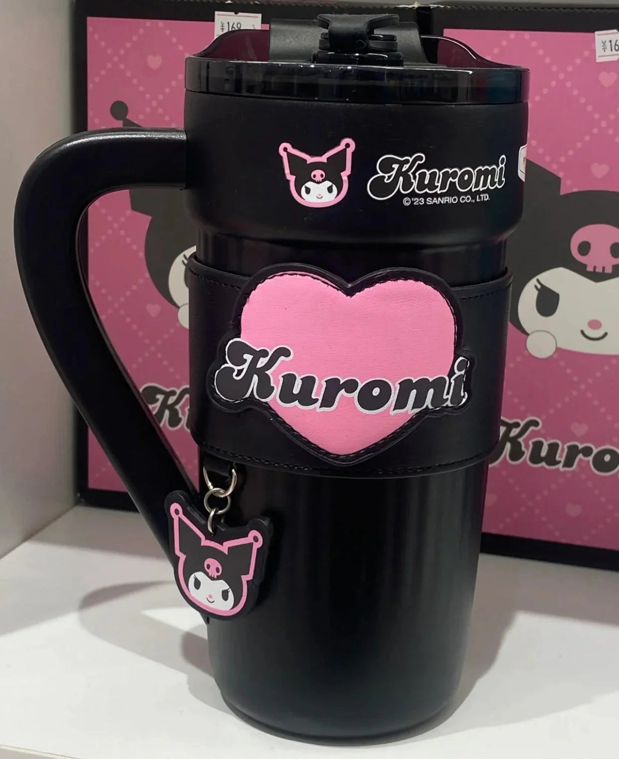Sanrio Heart Sleeve Leak-proof Tumbler 40 Oz - Blind Box Mall
