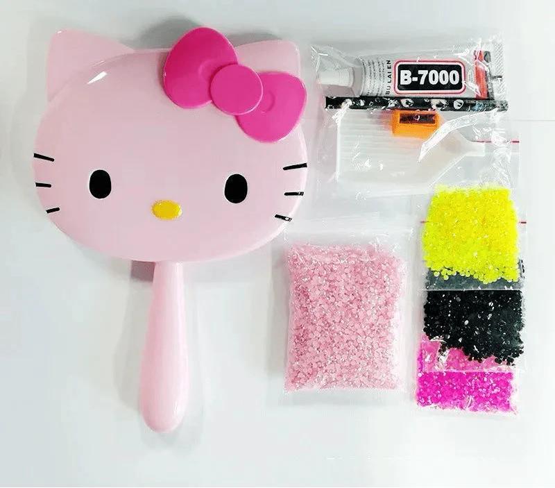 HelloKitty Blingbling Diamond DIY Mirror - Blind Box Mall