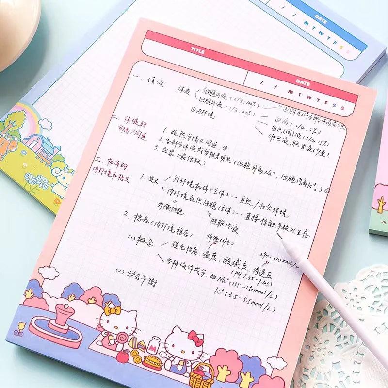 Sanrio Memo Pad Notebook - Blind Box Mall