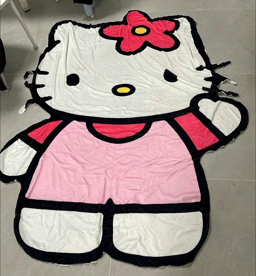 Hello Kitty Figure Blanket - Blind Box Mall