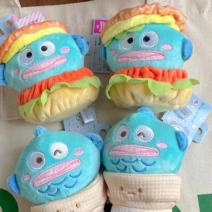 Hangyodon Burger & Ice Cream Plush Charm - Blind Box Mall