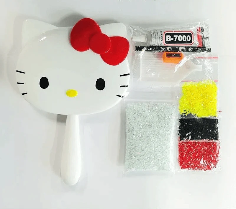 HelloKitty Blingbling Diamond DIY Mirror - Blind Box Mall