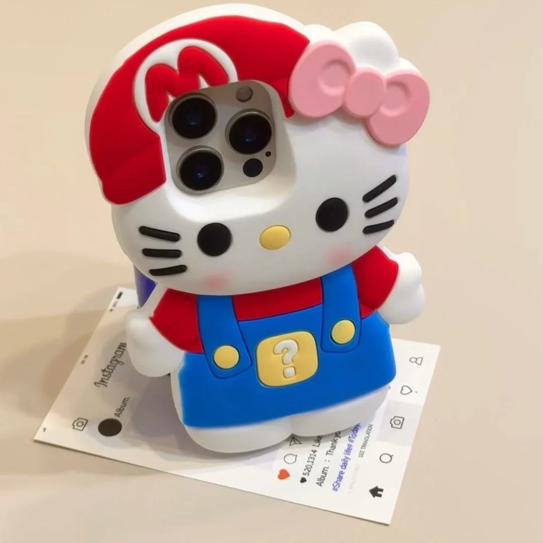 Hello Kitty x Super Mario Phone Case - Blind Box Mall
