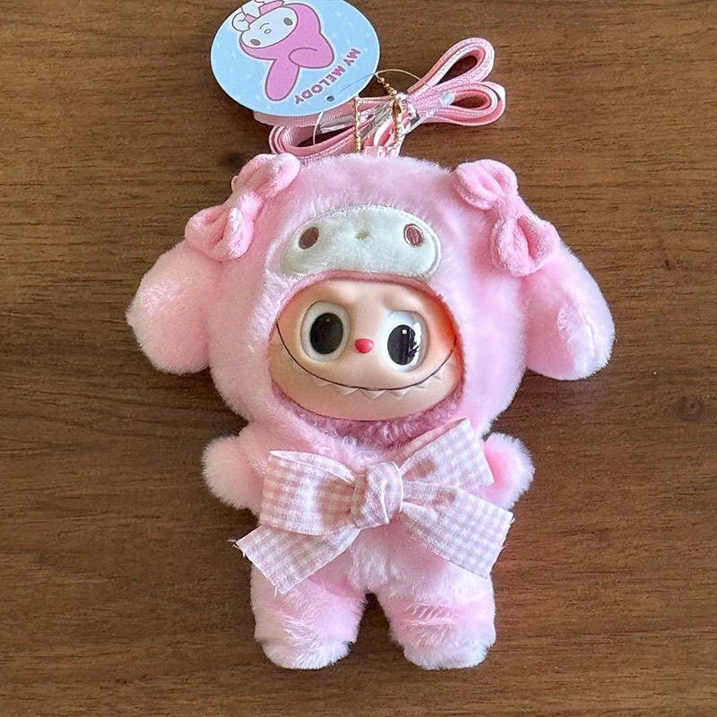 Sanrio Custom Cloth Crossbody Bag (for 17cm Labubu Plushies) - Blind Box Mall