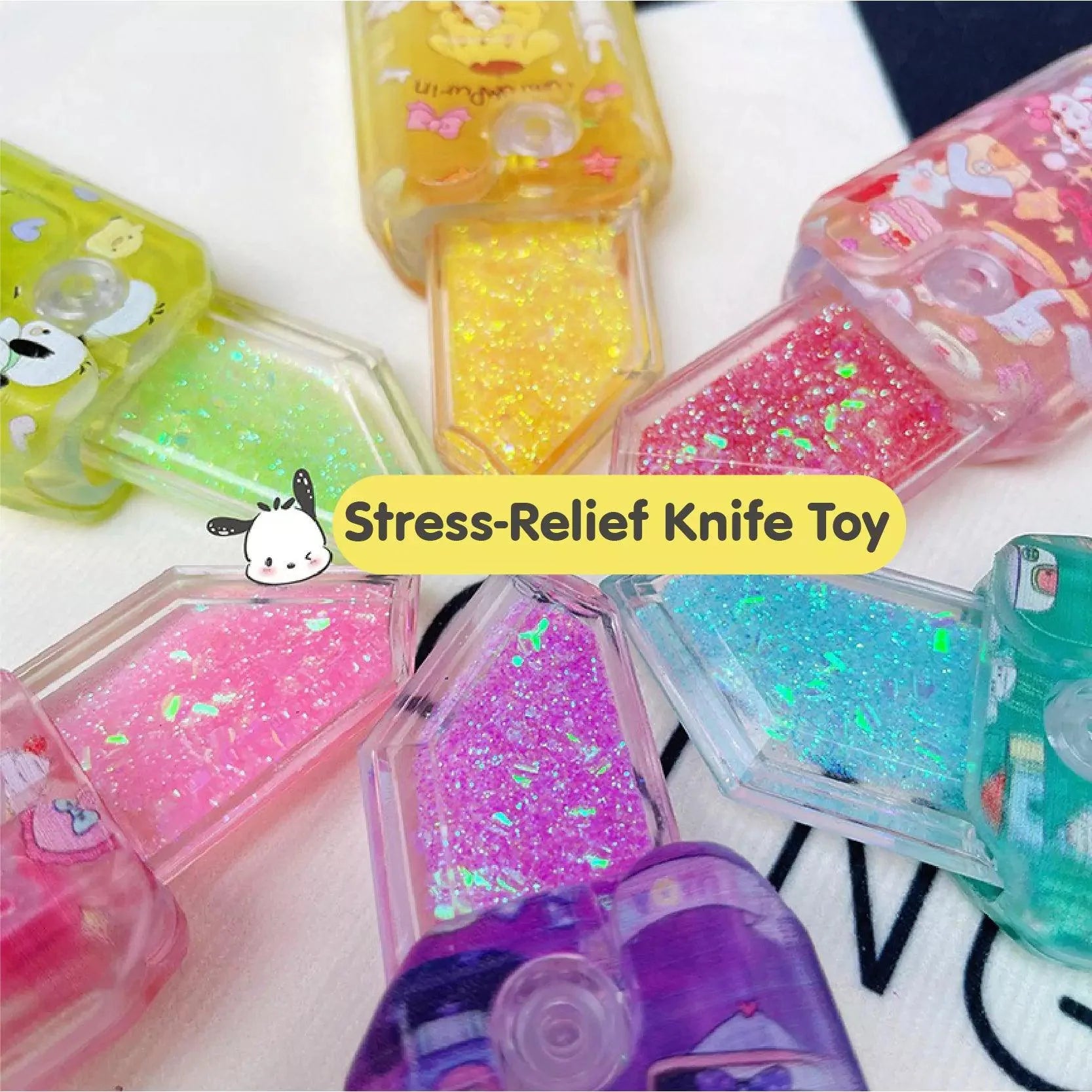 Sanrio Liquid Sand Gravity Knife