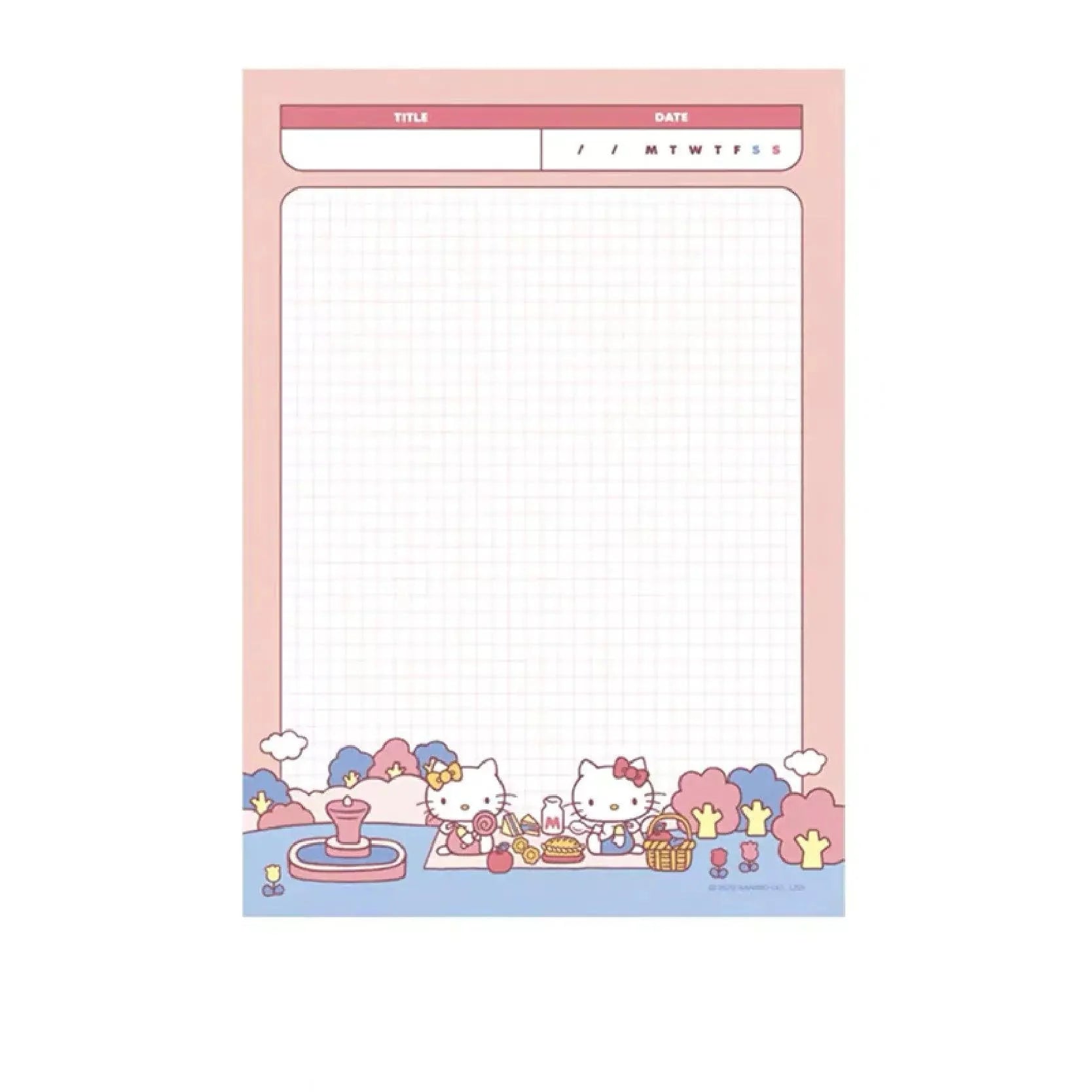 Sanrio Memo Pad Notebook - Blind Box Mall